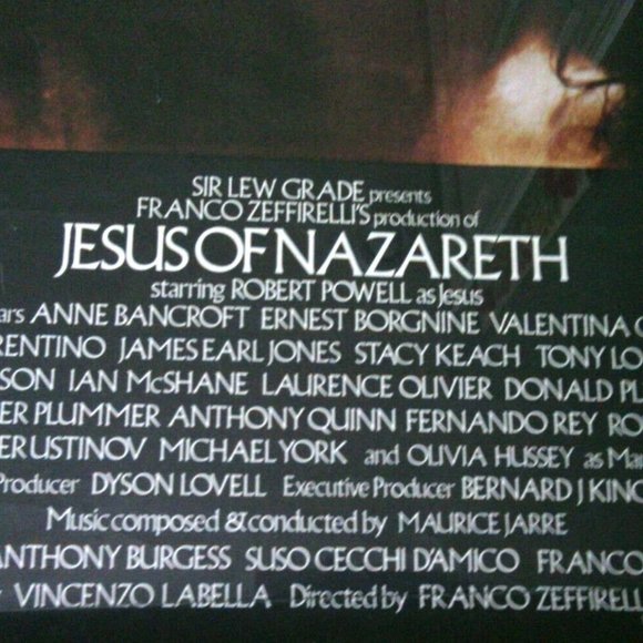 Jesus of Nazareth Original Movie Poster Film Robert Powell Posters Anne Bancroft - Picture 8 of 16